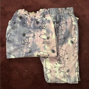 Peanuts Tie Dye Pajama Set